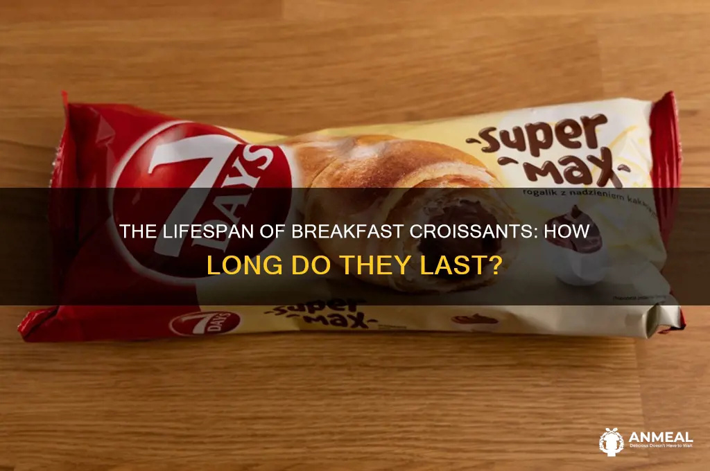 how long does breakfast croissant last
