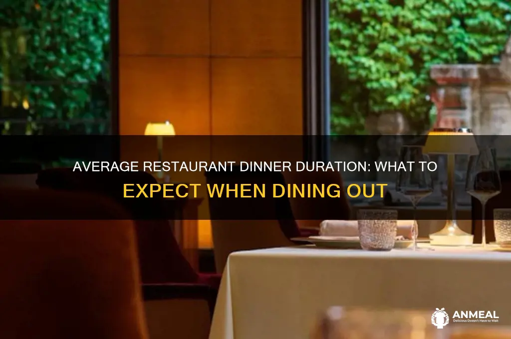 how long does dinner at a restaurant take