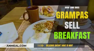 Breakfast at Grampa's: Serving Times and More