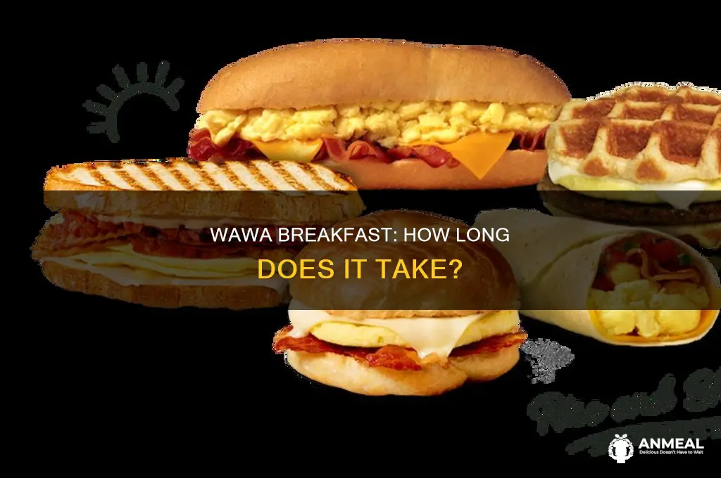 how long does it take to get breakfast at wawa