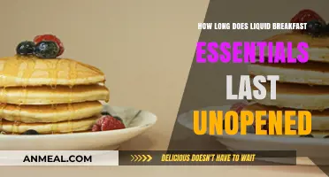 Breakfast Essentials: How Long Does Liquid Last Unopened?