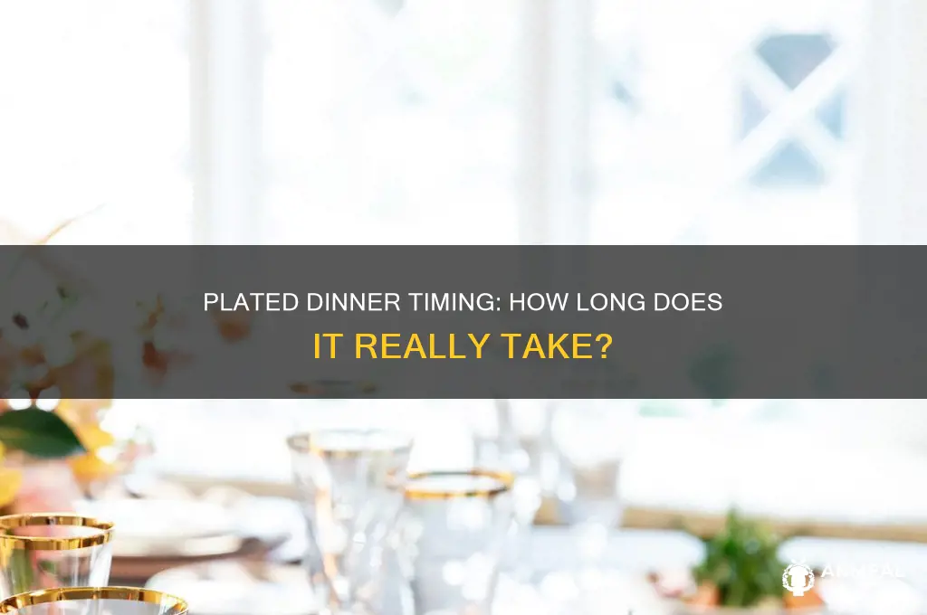 how long does plated dinner take