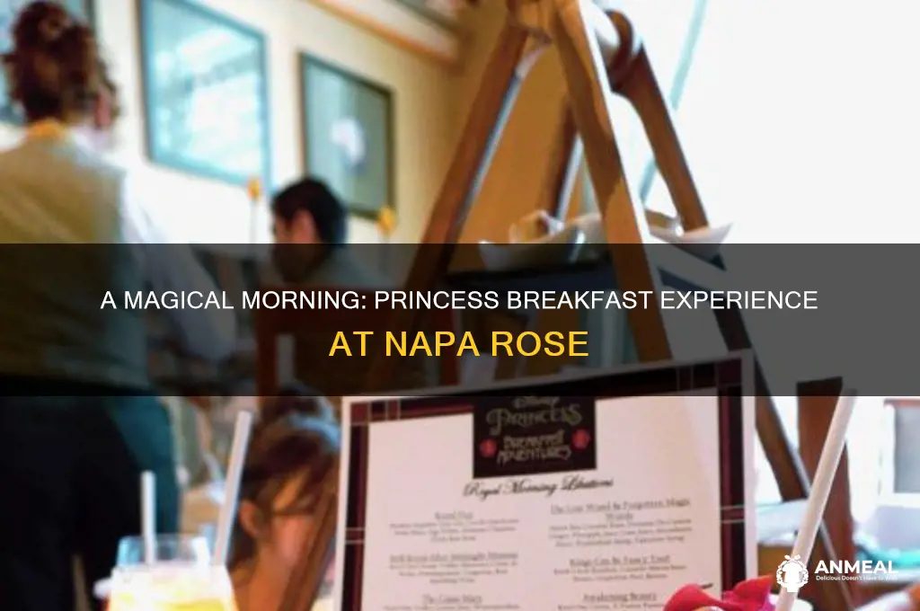 how long does the princess breakfast at napa rose last