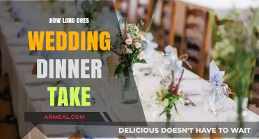Timing Your Wedding Dinner: Average Duration and Planning Tips