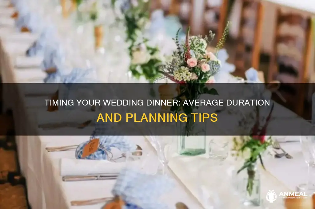 how long does wedding dinner take