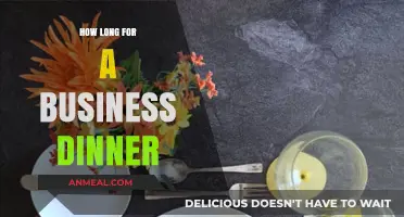 Mastering Business Dinner Etiquette: Optimal Duration for Networking Success