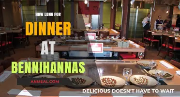 Dinner Duration at Bennihannas: What to Expect Time-Wise