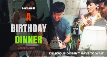 Celebrating Birthdays: Ideal Duration for a Memorable Dinner Party