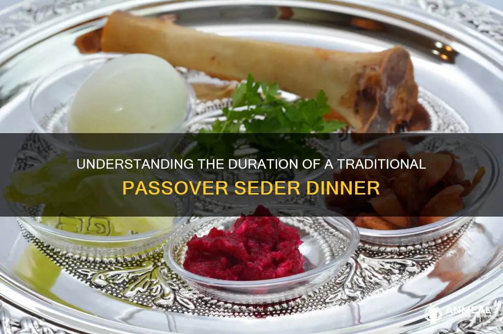 how long is a seder dinner