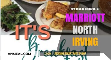 Marriott North Irving: Breakfast Duration and Details