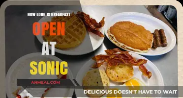 Sonic Breakfast Hours: When's the Cutoff?
