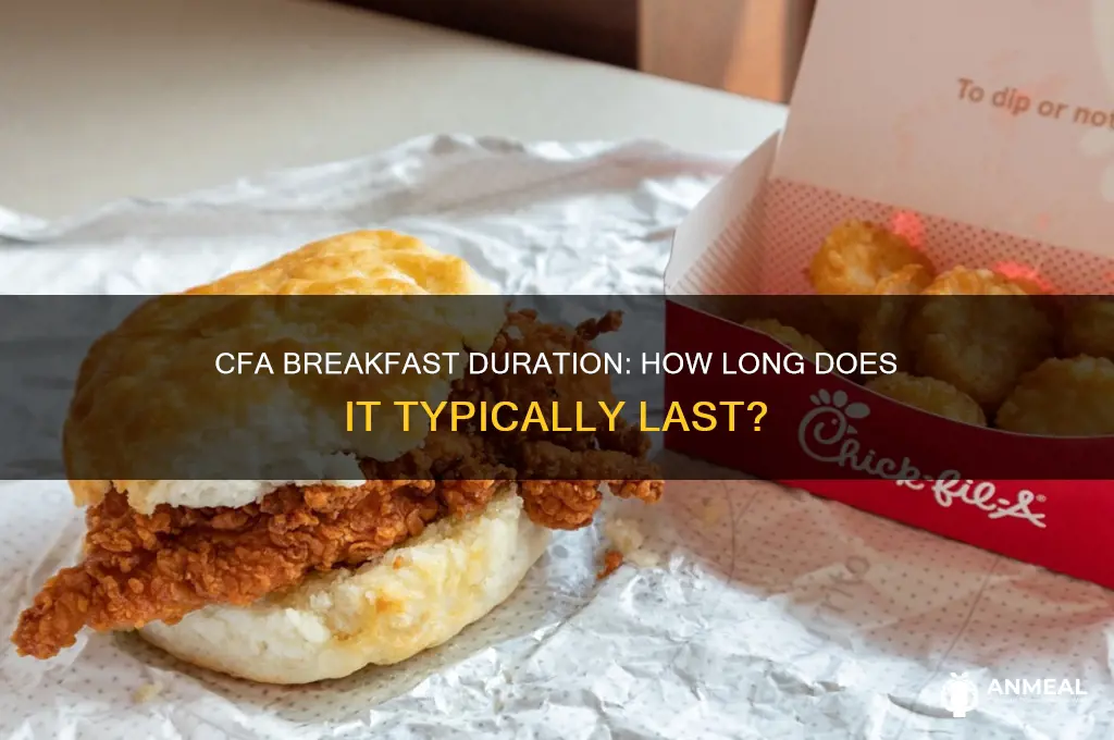 how long is cfa breakfast