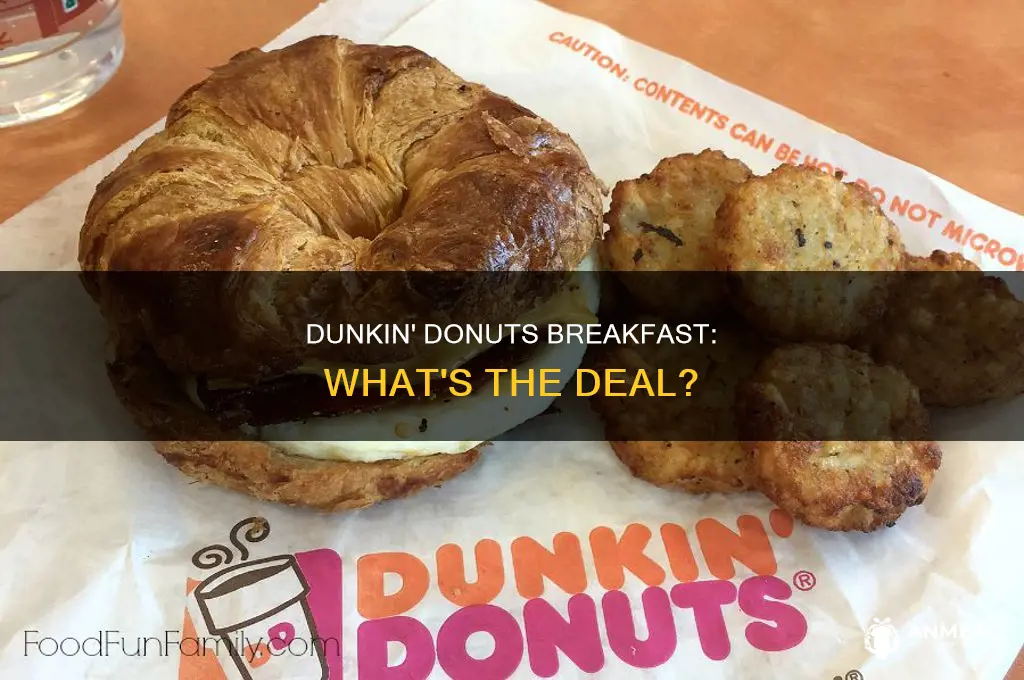 how long is dunkin donuts breakfast