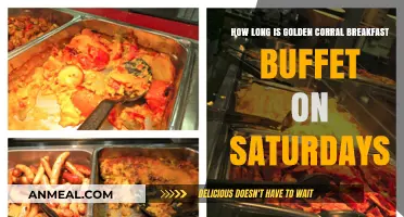Golden Corral's Saturday Breakfast Buffet Duration