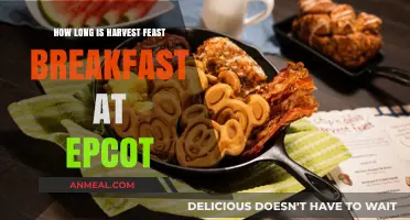 Harvest Feast Breakfast Duration at Epcot