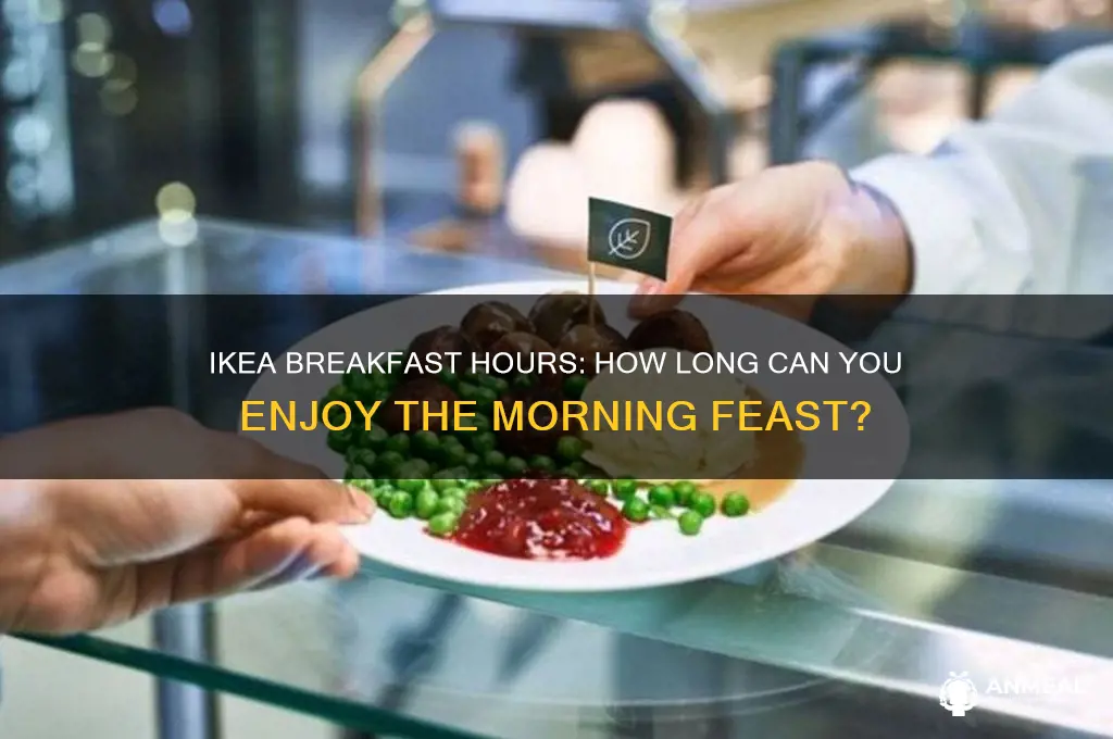 how long is ikea breakfast