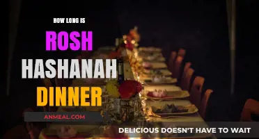 Rosh Hashanah Dinner Duration: Celebrating the Jewish New Year Feast