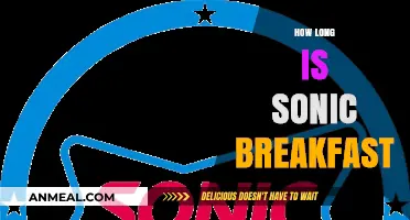 Sonic Breakfast Hours: When Does the Morning Menu End?