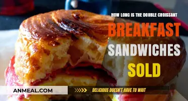Hot Breakfast: Double Croissant Sandwiches Sold Out Fast