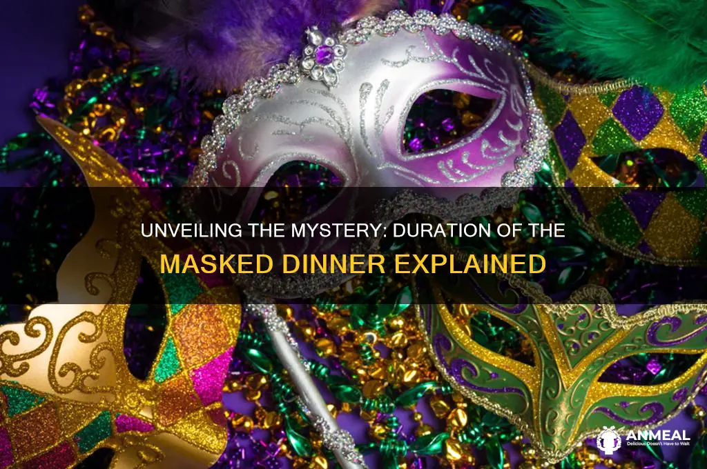 how long is the masked dinner