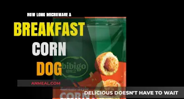 Quickly Microwave a Breakfast Corn Dog