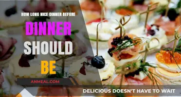 Perfect Timing: How Long Should a Nice Dinner Before Dinner Be?