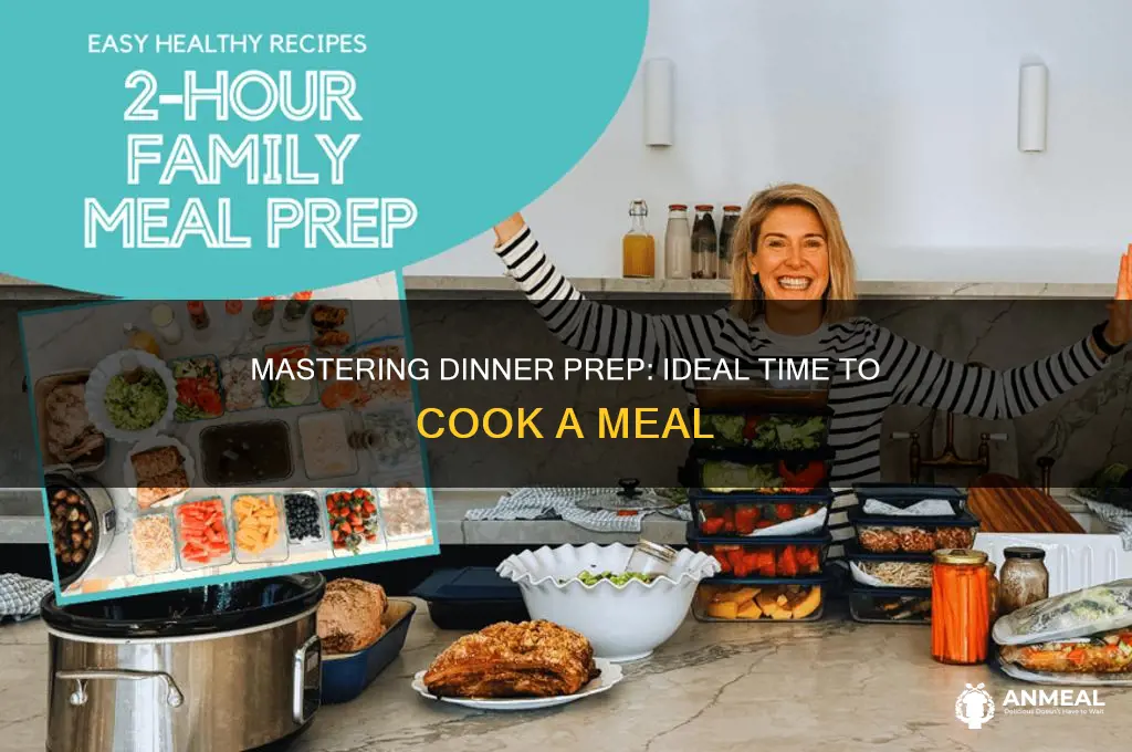 how long shiuld it take to prepare dinner