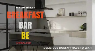 Breakfast Bar Dimensions: Optimal Length for Your Space