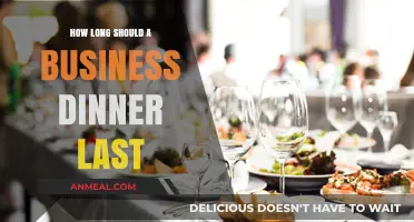 Mastering Business Dinners: Ideal Duration for Networking and Deals