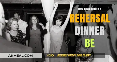 Perfect Rehearsal Dinner Timing: How Long Should It Last?