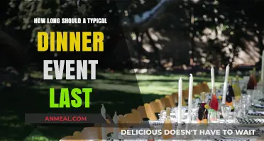 Perfect Dinner Event Timing: Ideal Duration for Memorable Gatherings