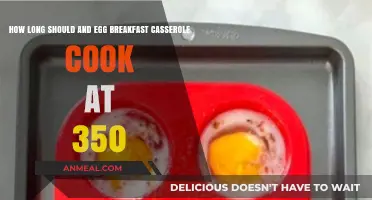 The Perfect Egg Casserole: Baking Time at 350