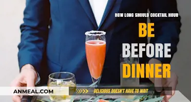 Perfect Cocktail Hour Timing: How Long Before Dinner is Ideal?