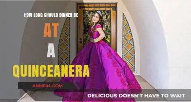 Perfect Quinceanera Dinner Timing: How Long Should It Last?