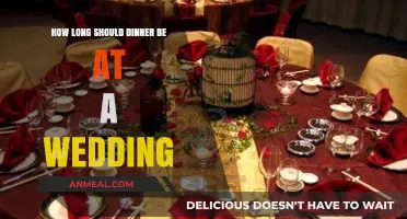 Perfect Wedding Dinner Timing: How Long Should Guests Enjoy the Meal?