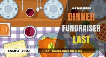Perfect Timing: Ideal Duration for a Successful Dinner Fundraiser Event
