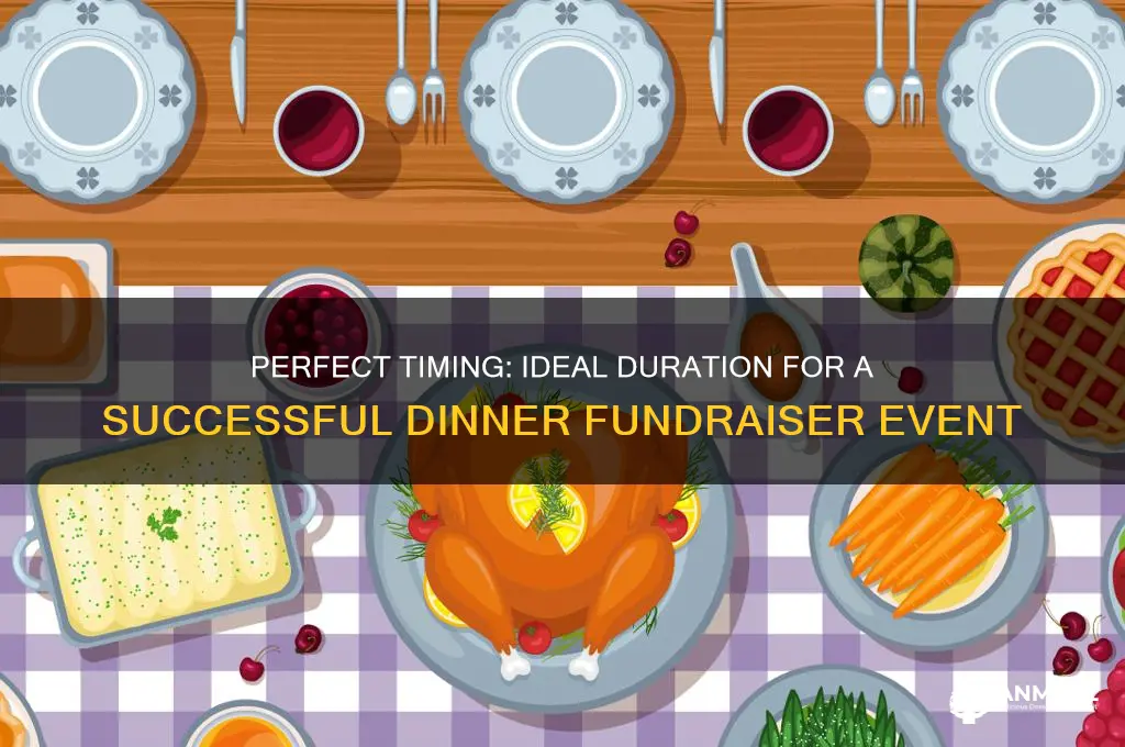 how long should dinner fundraiser last