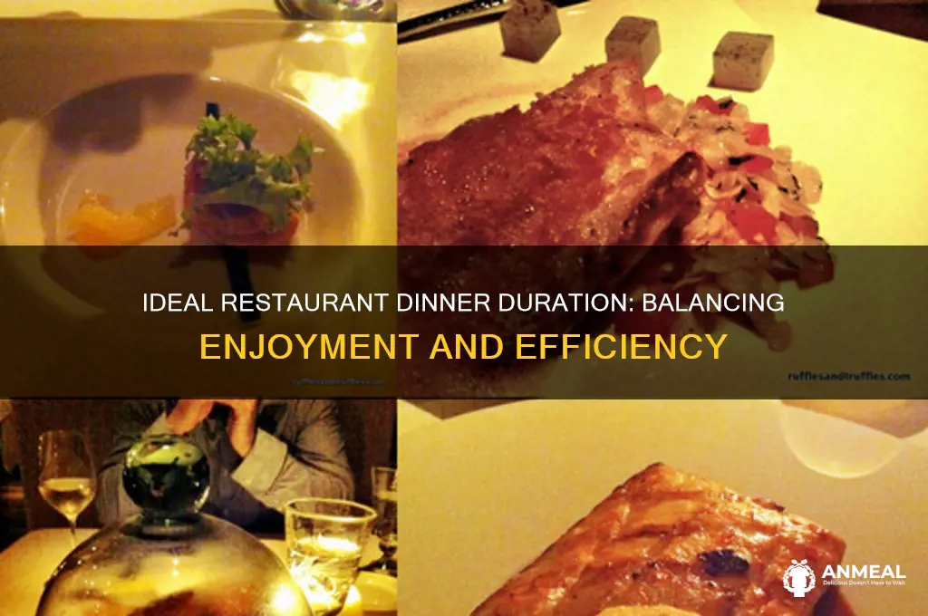 how long should dinner take at a returant