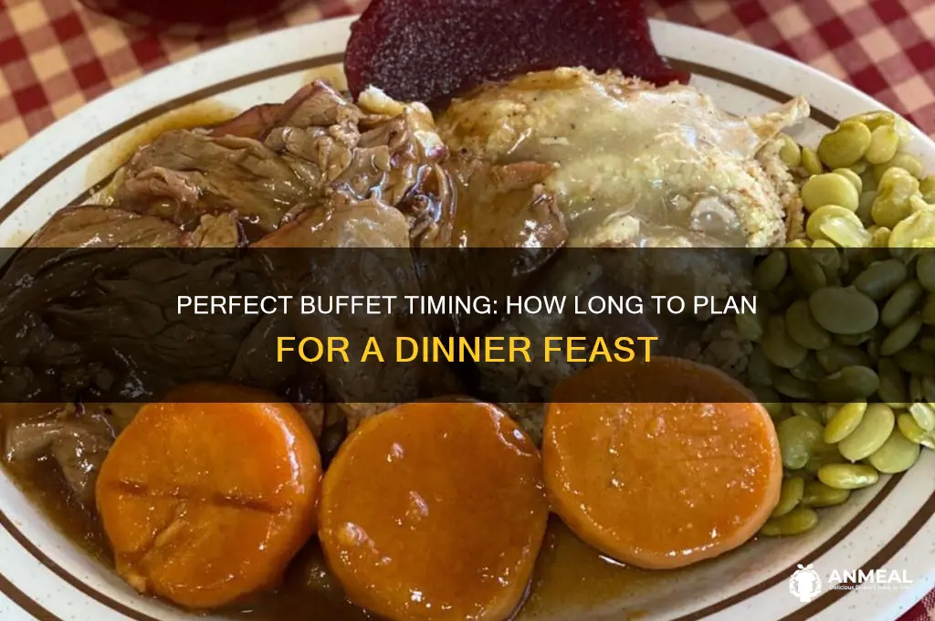 how long should i allow for buffet dinner