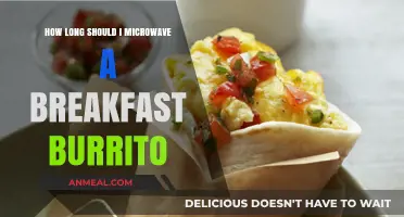 Quick Breakfast: Microwave Your Burrito in Minutes