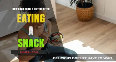 Snack Time Strategies: The Ideal Post-Snack Sitting Duration