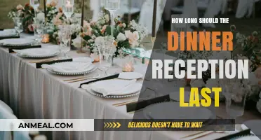 Perfecting Your Wedding Dinner Reception: Ideal Duration for a Memorable Evening