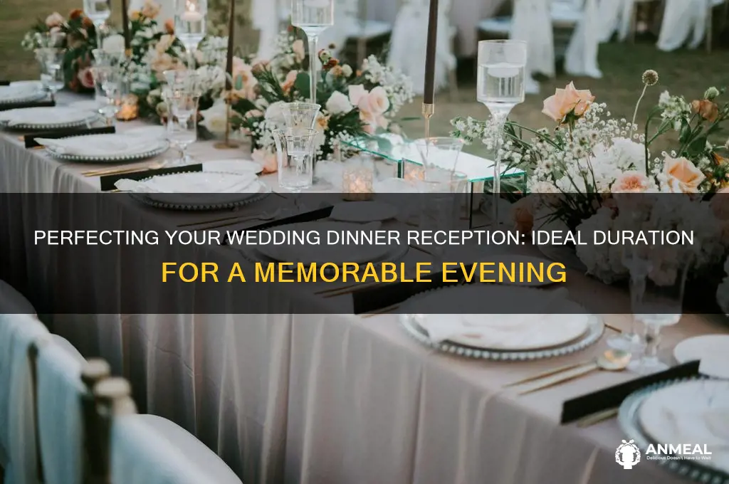 how long should the dinner reception last