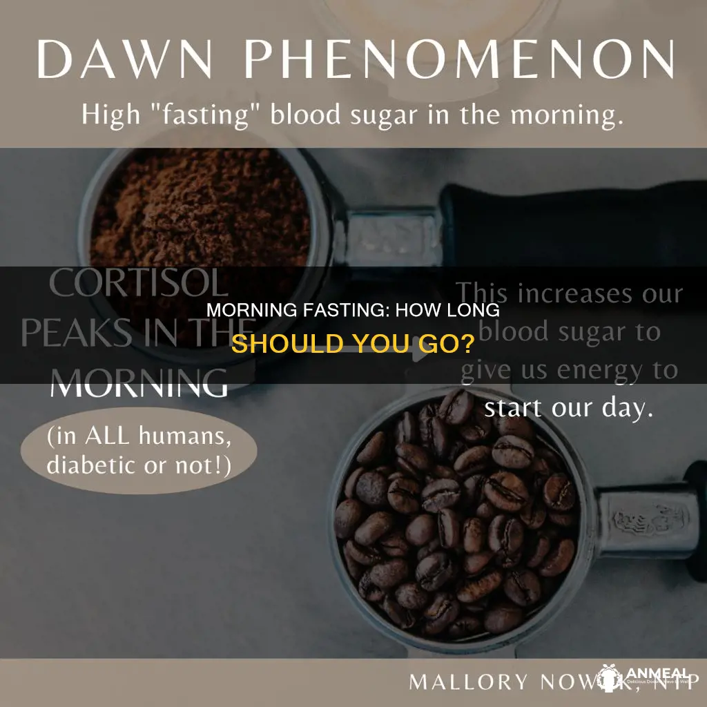 how long should you fast in the morning