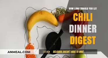 Optimal Digestion Time for Chili Dinner: Tips and Insights