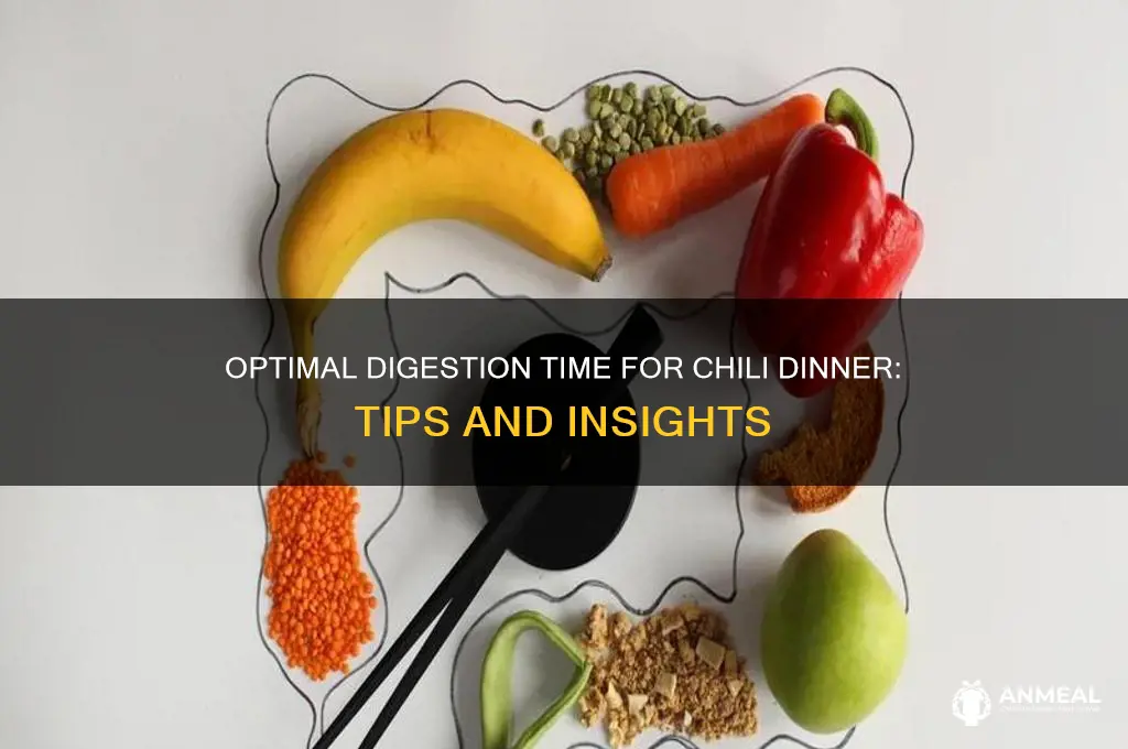 how long should you let chili dinner digest