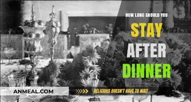 Post-Dinner Etiquette: How Long Should You Linger After a Meal?