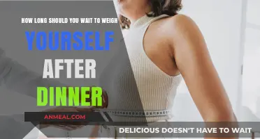 Post-Dinner Weigh-In: Timing Tips for Accurate Scale Results