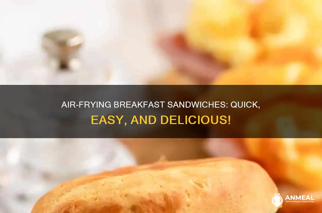 how long to air fry a breakfast sandwich