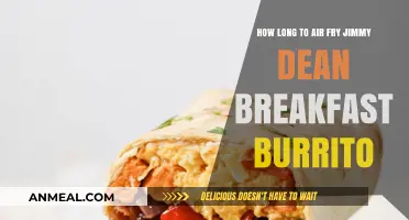 Air-Frying the Perfect Jimmy Dean Breakfast Burrito